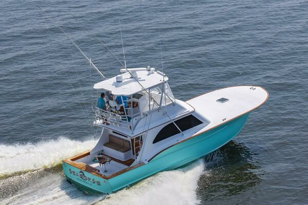 Photo of the 1994 Custom Carolina 43 Blackwell Convertible "Sea Horse"