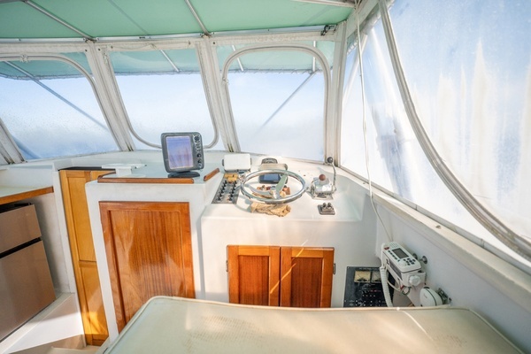 Photo of the 2005 Custom Michael Fritz 34' Pilothouse "Grim's Revenge"