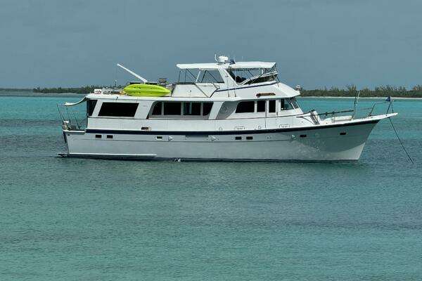 Photo of the 1982 Hatteras LRC "Carry On"
