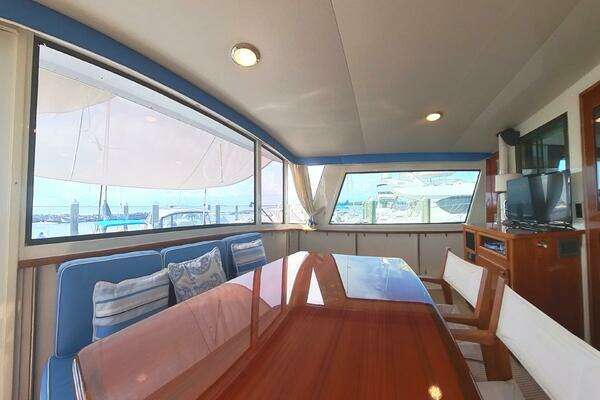 Photo of the 1982 Hatteras LRC "Carry On"