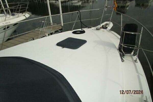 Photo of the 1999 Carver 40 Cockpit "Nauti Savages II"