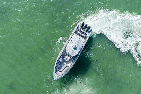 Photo of the 2021 Fountain 39 NX "Hustling Hardcore"