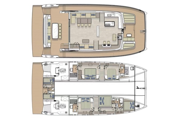 Diamond Yachts EF66 Power Catamaran 68ft Diamond Yachts Yacht For Sale