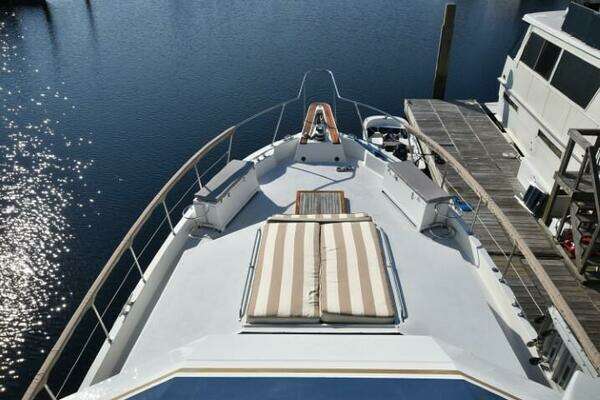Unique Skill 80ft Hatteras Yacht For Sale