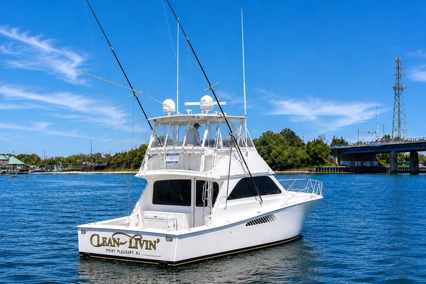 Clean Livin  45ft Viking Yacht For Sale