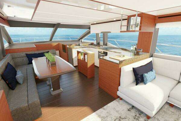 Photo of the 2026 Johnson Flybridge Motor Yacht "JOHNSON 70 FLYBRIDGE"