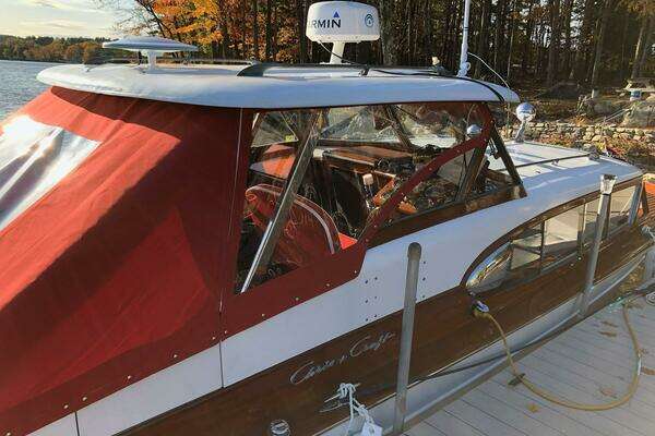 Photo of the 1956 Chris-Craft Capitan "Once Again"