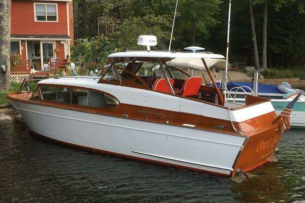Photo of the 1956 Chris-Craft Capitan "Once Again"