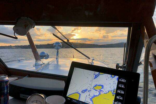 Photo of the 1956 Chris-Craft Capitan "Once Again"