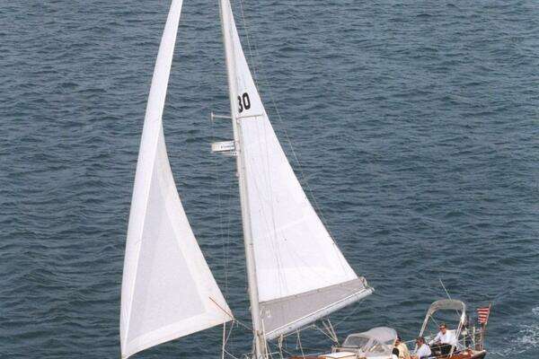 Photo of the 1981 Bristol 40 sloop "Whistler"