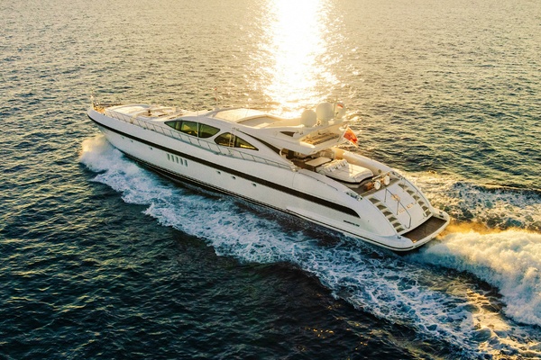 BLUE AZUR 130ft Overmarine Yacht For Sale