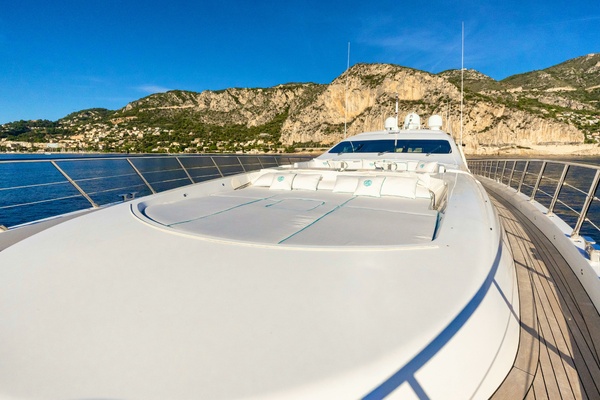 BLUE AZUR 130ft Overmarine Yacht For Sale