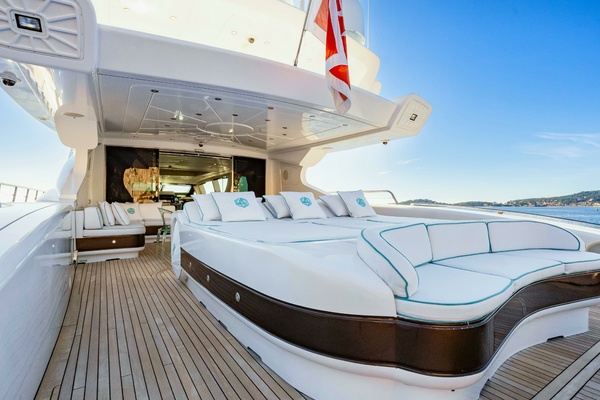 BLUE AZUR 130ft Overmarine Yacht For Sale