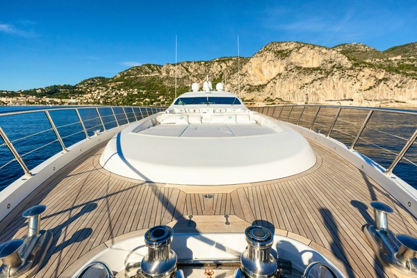 BLUE AZUR 130ft Overmarine Yacht For Sale