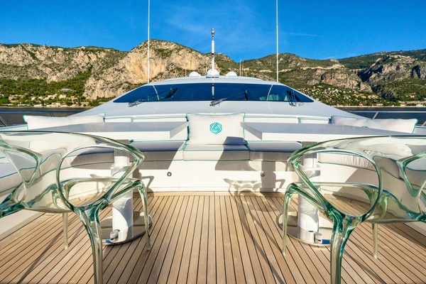 BLUE AZUR 130ft Overmarine Yacht For Sale
