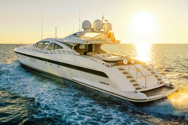 Photo of the 2007 Overmarine Mangusta 130 "BLUE AZUR"