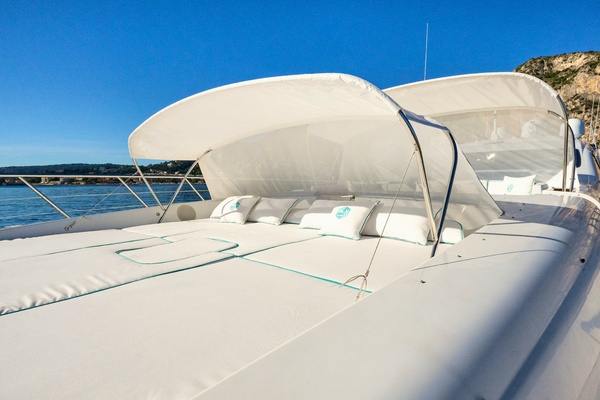 BLUE AZUR 130ft Overmarine Yacht For Sale