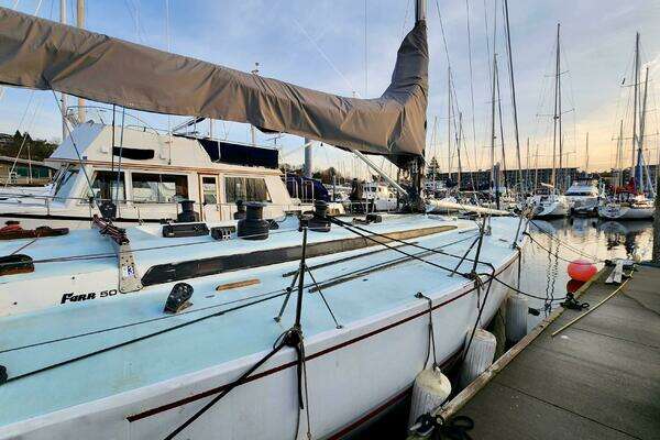 Photo of the 1985 Farr 50 "Great Expectations"