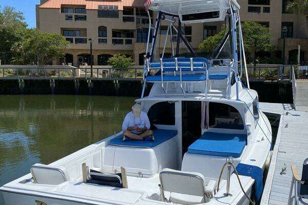 Photo of the 1976 Bertram Flybridge Cruiser "RAMPAGE"