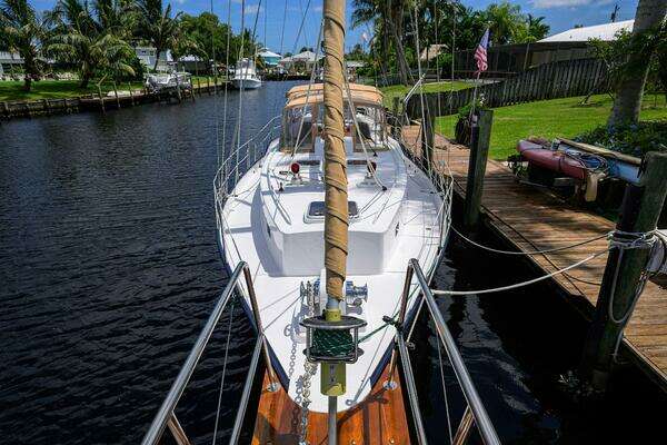 Photo of the 2013 Custom 46 Dennis Schreibert Schooner "Running On Empty"