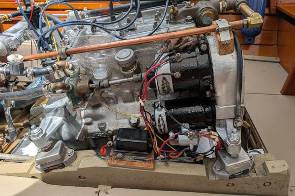 38 Starboard Side Engine Mounts