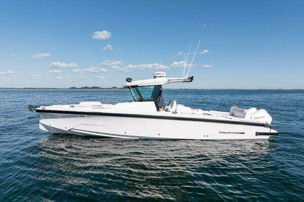 Photo of the 2025 Axopar CCX Center Console "Stock 42"