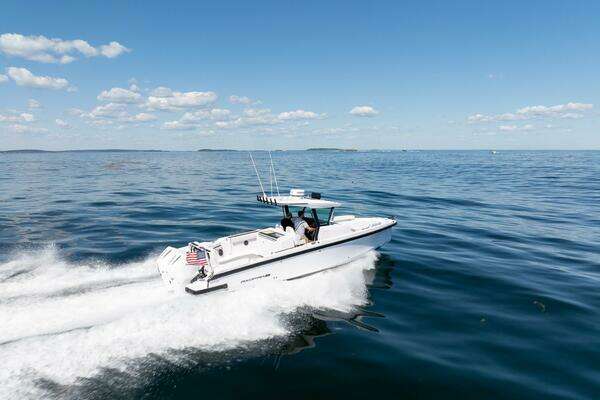 Photo of the 2025 Axopar CCX Center Console "Stock 42"