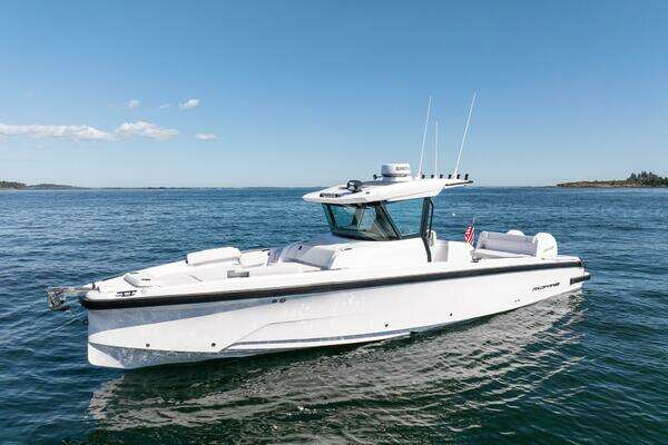 Photo of the 2025 Axopar CCX Center Console "Stock 42"