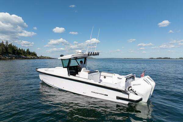 Photo of the 2025 Axopar CCX Center Console "Stock 42"