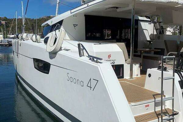 Photo of the 2020 Fountaine Pajot  "Hourglass"