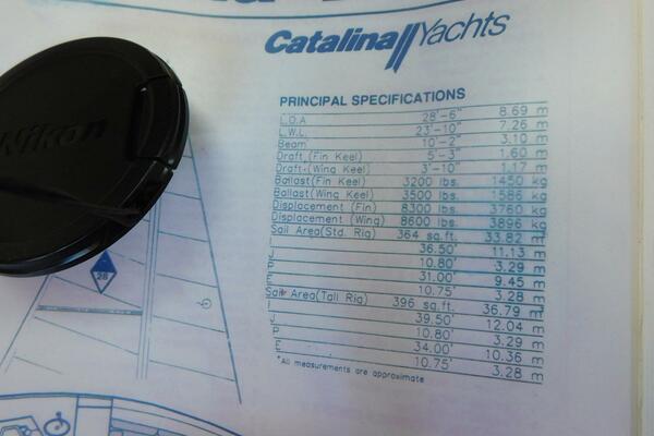 28ft Catalina Yacht For Sale