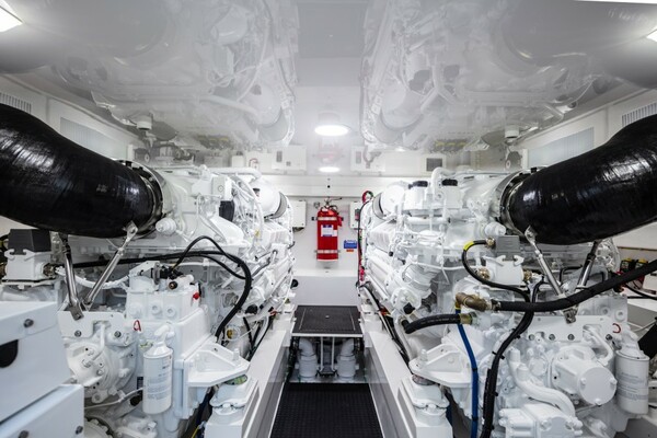 New 58 C Viking Convertible engine room