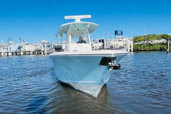 Photo of the 2021 Cobia 301 Center Console