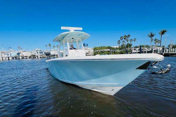 Photo of the 2021 Cobia 301 Center Console