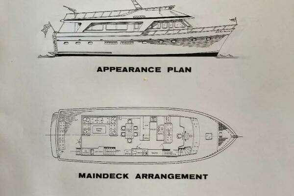 Photo of the 1983 Sea Ranger MKII Pilothouse Flybridge Trawler