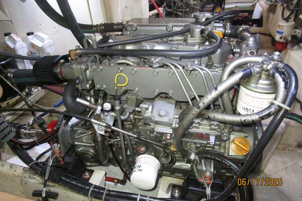 37' Great Harbour starboard main engine2