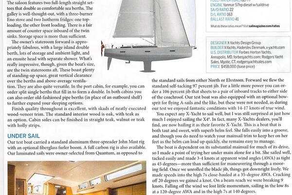 46ft X Yachts Yacht For Sale