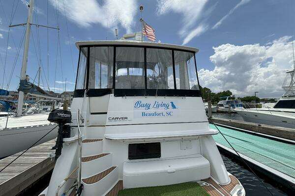 Photo of the 2001 Carver 396 Aft Cabin MY "Busy Living"