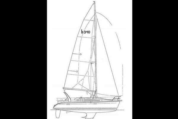 Photo of the 2000 Hunter 340 "Chip Ahoy"