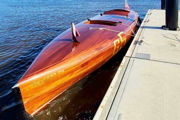 Photo of the 2024 Custom Treworgy Replica of 30’ Baby Bootlegger