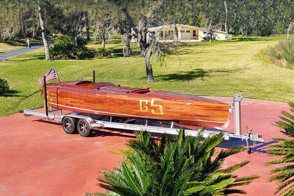 Photo of the 2024 Custom Treworgy Replica of 30’ Baby Bootlegger