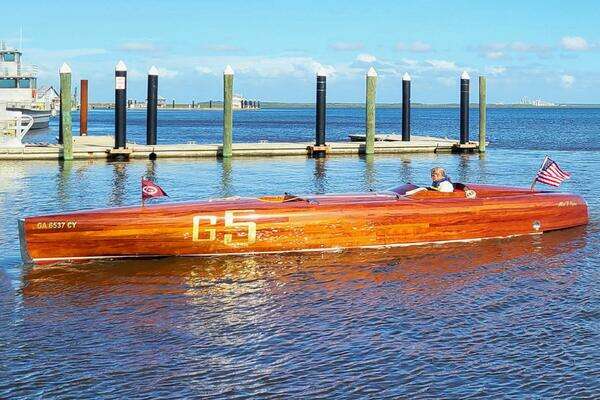 Photo of the 2024 Custom Treworgy Replica of 30’ Baby Bootlegger