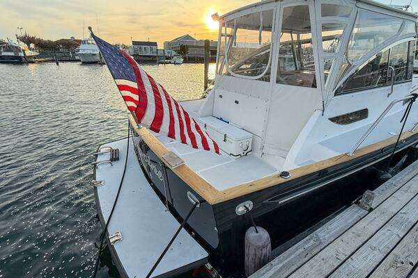 Photo of the 2002 Legacy 34 Express Twin Jet "Waypoint"