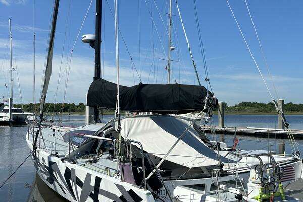 Photo of the 2009 Class 40 Akilaria RC2 offshore racing sailboat "Zed4"