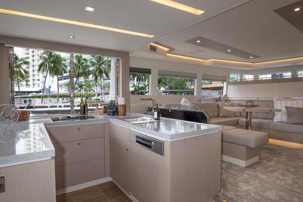 Alva OE 54 Galley Work Area