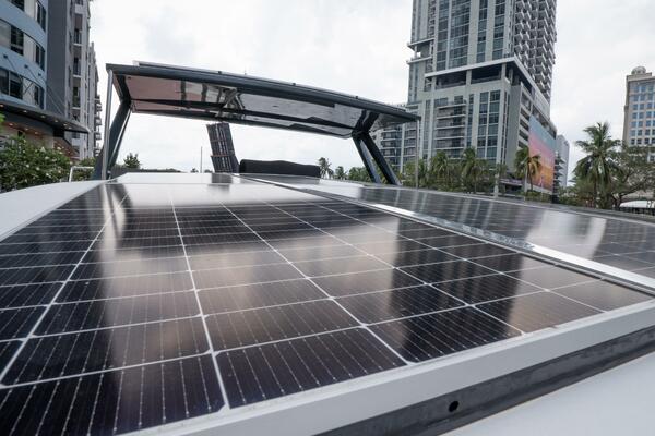 Alva OE 54  Coach Roof Solar Panels