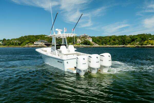 Photo of the 2021 Regulator 34 "Blue Chip"