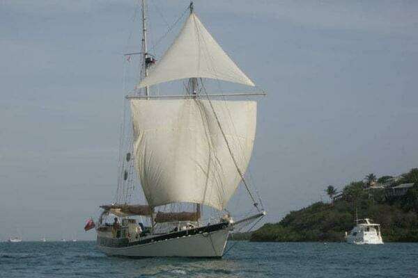52-ft-Colvin-1984-Schooner Brigantine-One World-Linton Bay Marina Panama yacht for sale