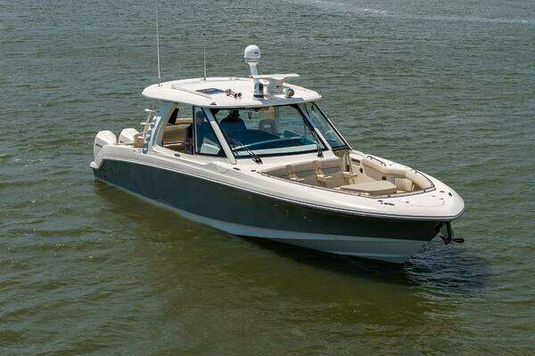 Photo of the 2022 Boston Whaler 380 Realm "Clay Fam"