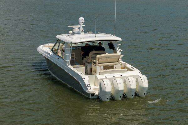 Photo of the 2022 Boston Whaler 380 Realm "Clay Fam"